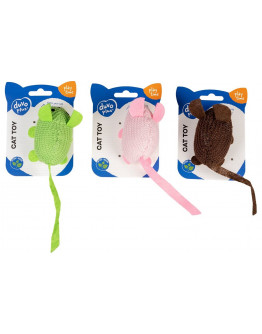 Kattleksak Duvo catnip mouse, Brun
