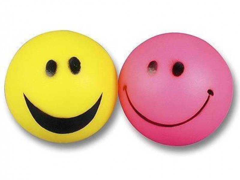Hundleksak Vinylboll Smiley, Rosa Hundleksak Vinylboll Smiley, Rosa