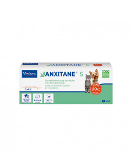 Virbac Anxitane S för hundar och katter - 30 tabletter
