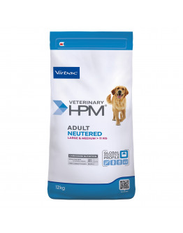 Virbac Veterinary HPM Adult Dog Neutered Large & Medium - 12 kg