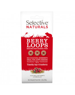 Selective Naturals Berry Loops för marsvin - 80 g