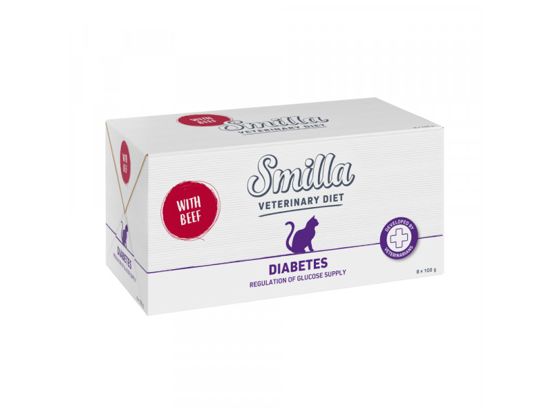 Smilla Veterinary Diet Diabetes 8 x 100 g