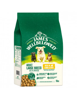 James Wellbeloved Hypoallergenic torrfoder till specialpris! - Adult Large Breed Lamb & Rice 10 kg