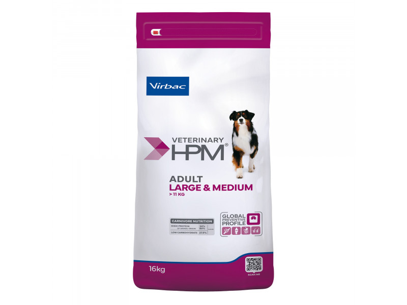 Virbac Veterinary HPM Adult Dog Large & Medium - 16 kg
