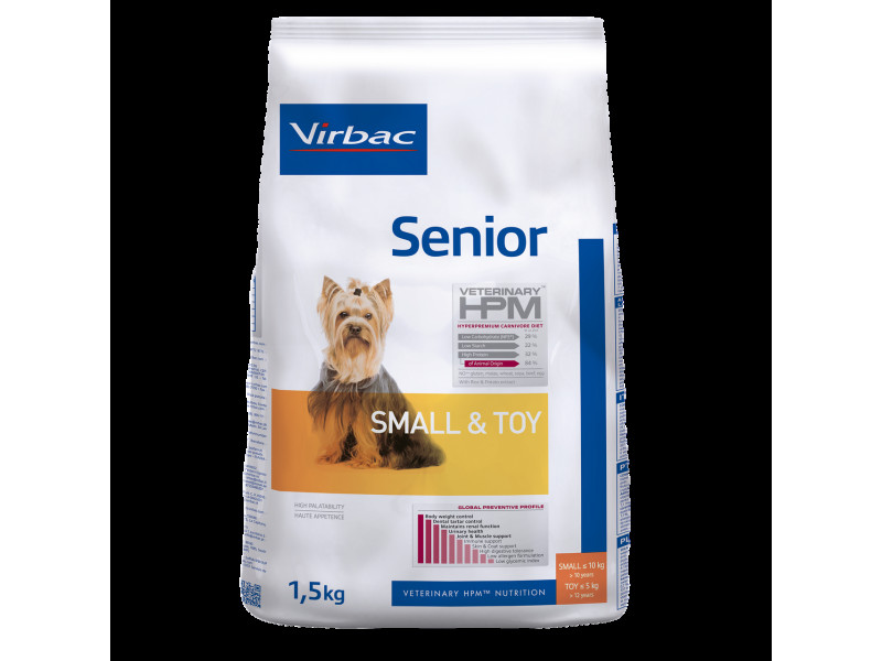 Senior Hundfoder Small &Toy - 1,5 kg