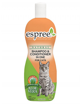 Schampo & Balsam i ett för katt - 355 ml