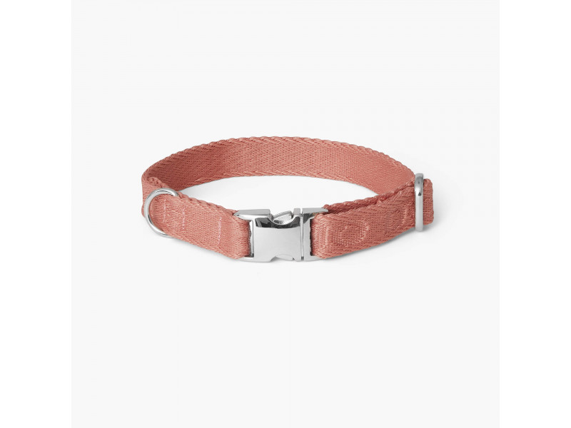 Hundhalsband Everyday Logo Pale Red M