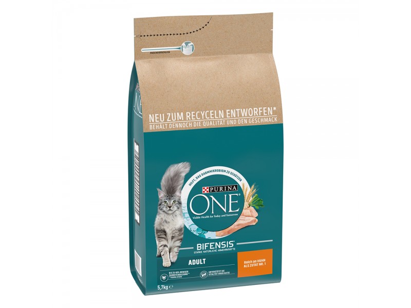 Purina ONE Adult Kyckling & fullkorn - 5,7 kg