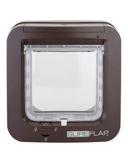 SureFlap kattlucka med chip - Sureflap brun