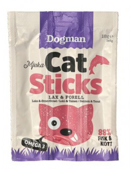 Kattgodis Cat sticks 3-pack lax & forell