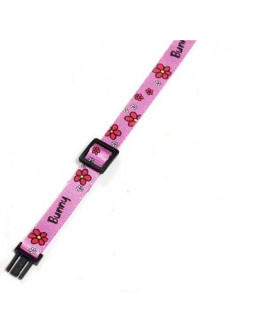 Katthalsband Nylon collars flowers Rosa
