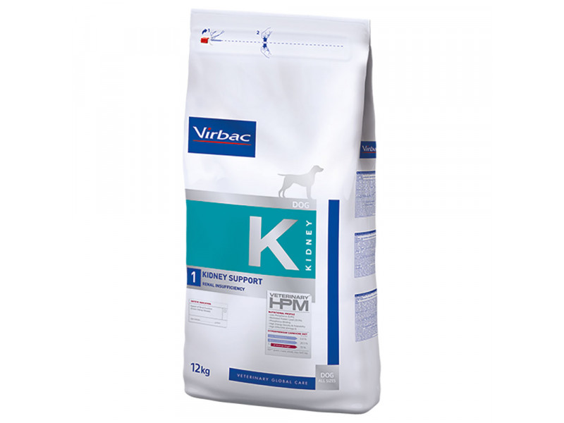 Virbac Veterinary HPM Dog Kidney Support K1 - Ekonomipack: 2 x 12 kg