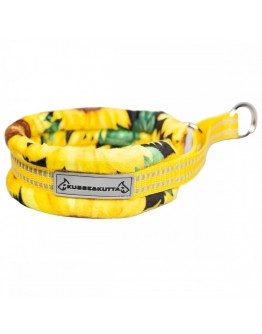 Kusse&Kutta Hundhalsband Bred Modell Solrosor (10)