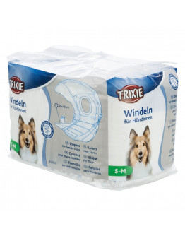 Trixie blöja för tikar - Stl. S-M: 28-40 cm, 12 st