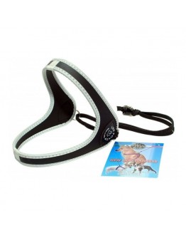 Tre Ponti Basic Hundsele med Snöre Svart (3)