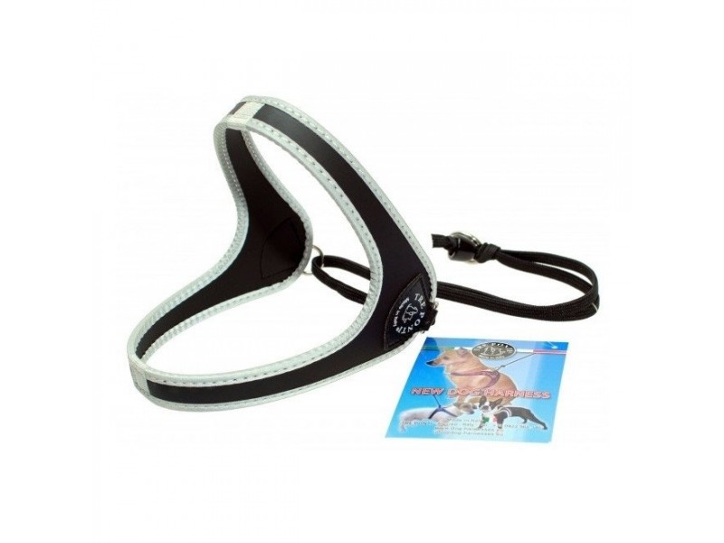 Tre Ponti Basic Hundsele med Snöre Svart (3)