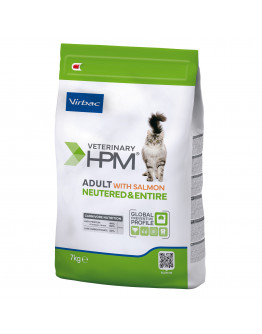 Virbac Veterinary HPM Adult Salmon Neutered & Entire Cat - 7 kg