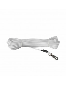 Alac Spårlina - Gjuten - Transparent - 6 mm x 15 m, Vit, 6 mm x 15 m