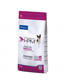 Virbac Veterinary HPM Junior Dog Special Medium - 12 kg