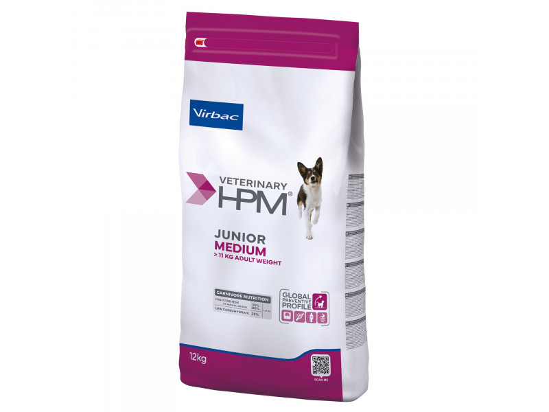 Virbac Veterinary HPM Junior Dog Special Medium - Ekonomipack: 2 x 12 kg