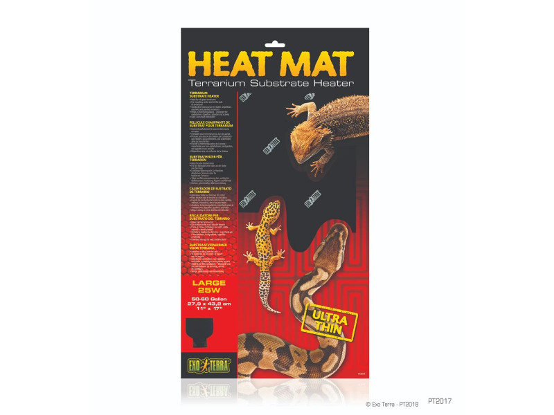 Exo Terra Heat Mat - 25 W - 28x43 cm