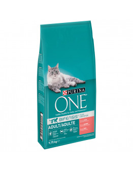 8 kg + 1,75 kg på köpet! 9,75 kg Purina ONE - Adult Lax & fullkorn