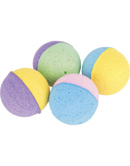 Kattleksaker 2 Färgad Foamgummibollar