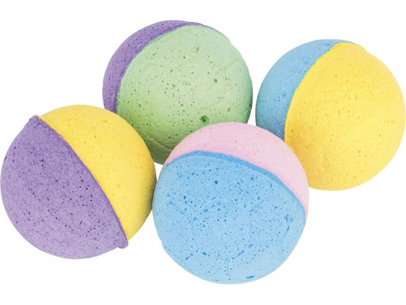 Kattleksaker 2 Färgad Foamgummibollar