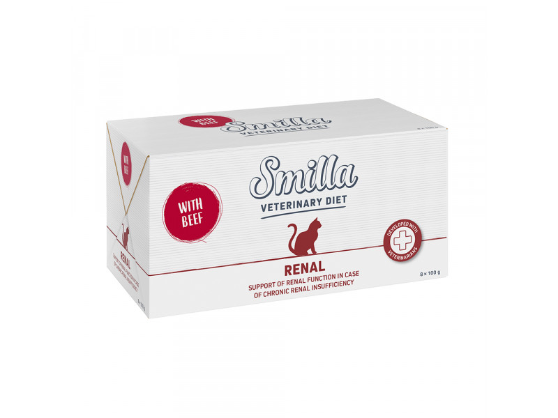 Smilla Veterinary Diet Renal Beef - Ekonomipack: 24 x 100 g
