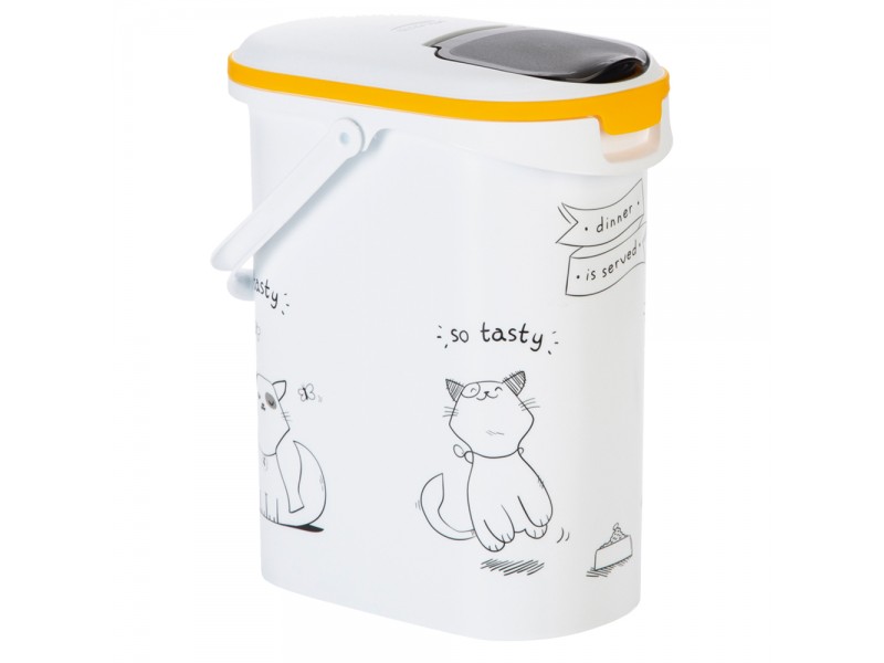 Curver Cat Silhouette torrfoderbehållare - Upp till 4 kg torrfoder (10 L)