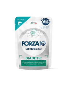 Forza 10 Diabetic Active Vet Diet för katter 12 x 80 g - Fisk