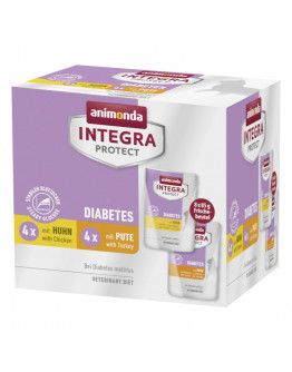 animonda Integra Protect Adult Diabetes 24 x 85 g - Mixpack (kyckling + kalkon)