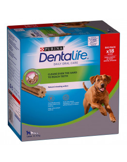 20 % rabatt! Purina Dentalife Daily Oral Care - för stora hundar (25-40 kg) - 18 sticks (6 x 106 g)