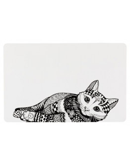 Matskålsunderlägg Zentangle