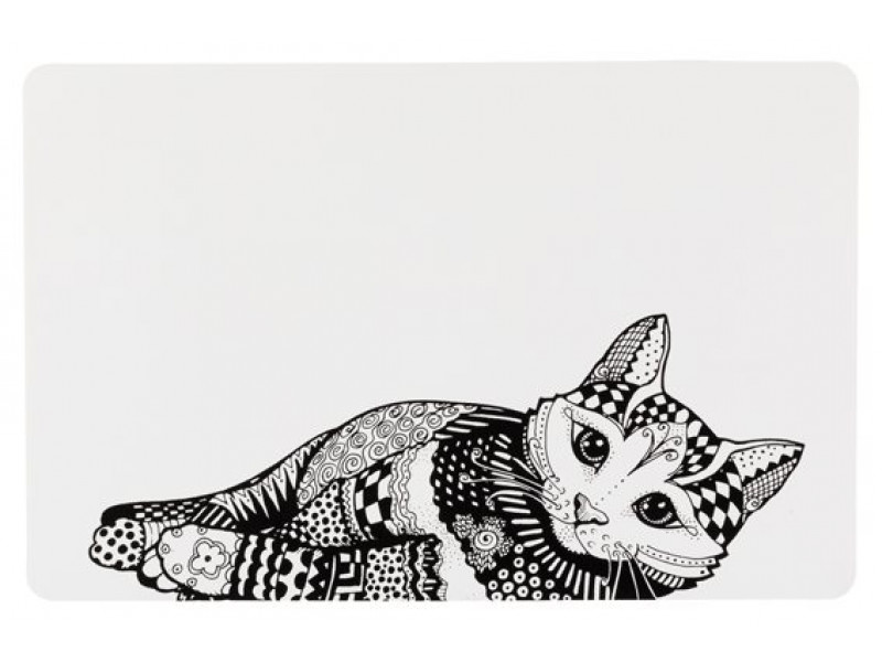 Matskålsunderlägg Zentangle Matskålsunderlägg Zentangle