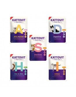 Kattovit Vital Care provpack - 25 x 85 g (5 sorter)