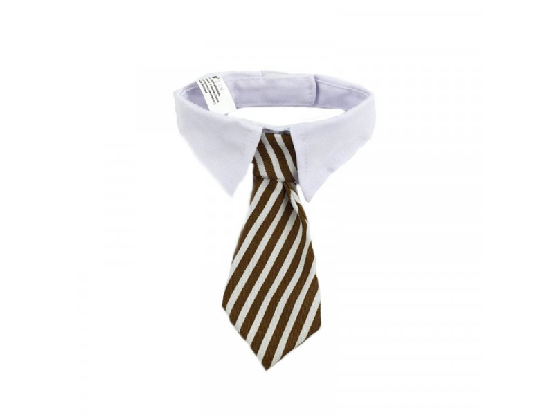 Slips med krage Brun Large Slips med krage Brun Large