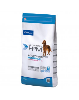 Virbac Veterinary HPM Adult Sensitive Neutered Dog Large & Medium - 12 kg