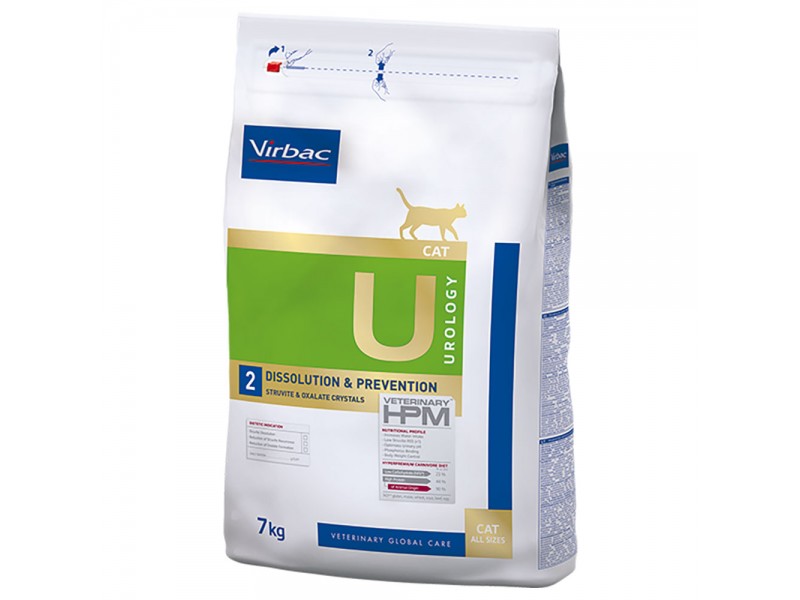 Virbac Veterinary HPM Cat Urology Dissolution & Prevention U2 - 7 kg