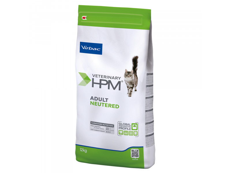 Virbac Veterinary HPM Adult Neutered Cat - 12 kg