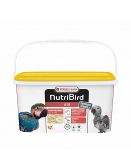 NutriBird A19 - Ara & Grå Jako - Handuppmatning - 3 kg