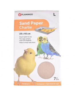 Sandpapper Fågelbur - 7-pack - 28x46 cm