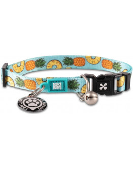 Katthalsnband Max&Molly med Smart ID Söt Ananas