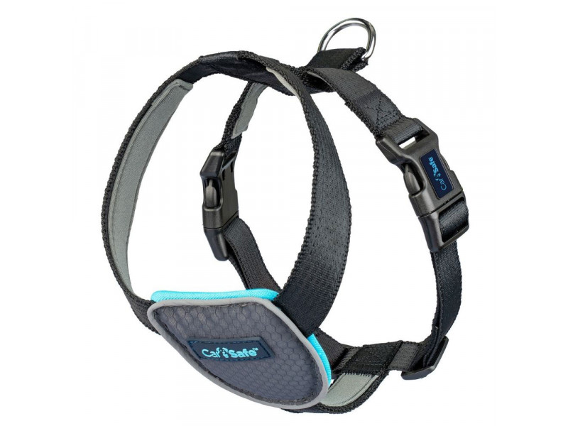 CarSafe resesele, svart - Stl.  L: 72 - 90 cm bröstomfång