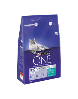 PURINA ONE Adult havsfisk & fullkorn för katter - 3 kg