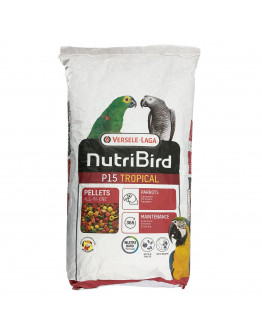 NutriBird P15 Tropical - Papegoj underhållspellets - 10 kg