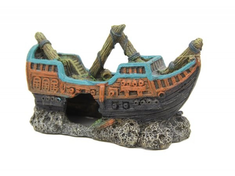 Blue Belle Pacific Sinking Boat - 12 cm