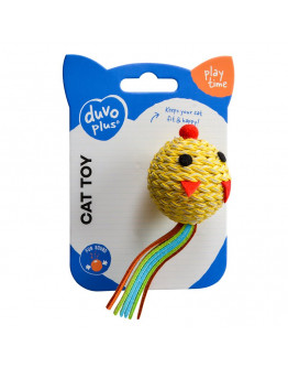 Kattleksak Jolly yellow ball mouse