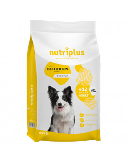 Nutriplus Adult Dog kyckling - 15 kg