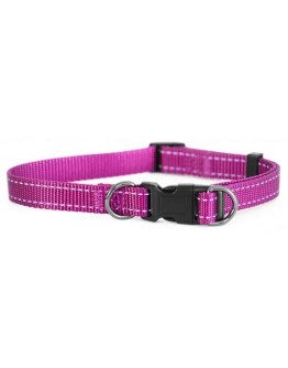 Dogman Nylonhalsband Iris Rosa (38-66 cm)